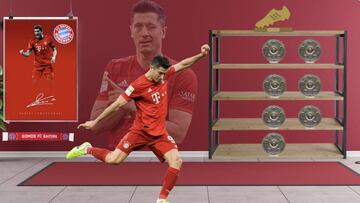 Lewandowski: el desafío de ver la Bota de Oro en su vitrina