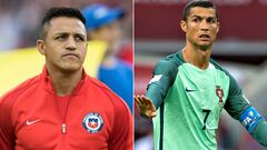 Chile y Portugal van por la marca de la Francia de Zidane