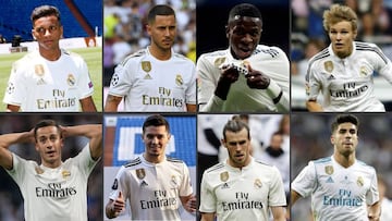 'Overbooking' en las bandas del Real Madrid: hay ocho jugadores