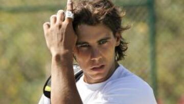 <b>EN MANACOR. </b>Rafa Nadal partió ayer desde España hacia Toronto.