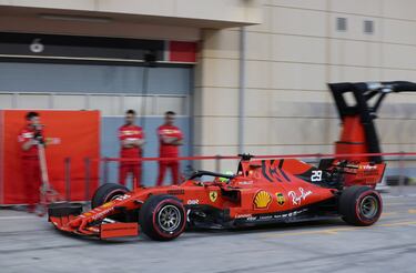 Mick Schumacher qued segundo en su debut con el Ferrari SF90 en los test de Bahrin, slo por detrs del piloto neerlands Max Verstappen.