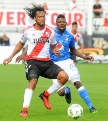 Millonarios pierde 1-0 ante River Plate, en partido amistoso de la Florida Cup.