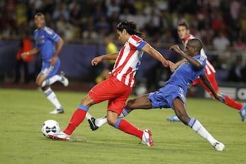 El Atlético de Madrid arrolla al Chelsea (1-4) en la final de la Supercopa de Europa en 2012 con un memorable 'hat-trick' de Falcao en 45 minutos.