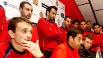 <b>PORTAVOZ. </b>Gerard López habló ayer ante los medios y el presidente dio explicaciones luego.