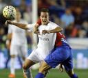 Lucas Vázquez, incansable: el que más corrió ante el Levante