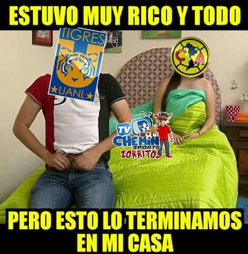 Los memes acaban América tras perder con Tigres