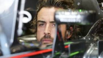 Fernando Alonso, la mirada del piloto.