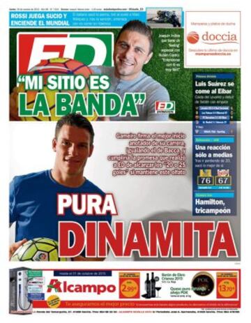 Portadas de la prensa mundial