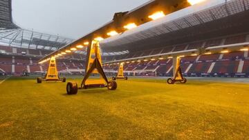 Si no se termina en El Sadar hay acuerdo para jugar a las 14:00h.