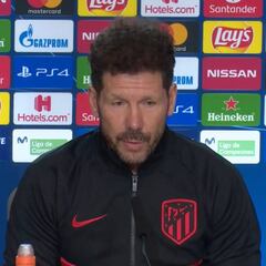 Simeone: "Creo en el equipo por lo que veo"