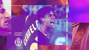Candela, nuevo jugador del Real Valladolid.