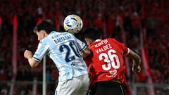 Un chileno disputó su primer Clásico de Avellaneda y esto sucedió inmediatamente luego de su ingreso: desahogo total