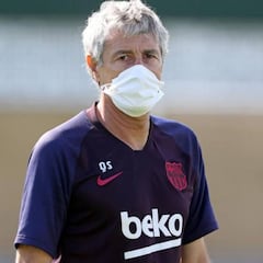 Setién: "Creo que los cinco cambios nos van a perjudicar"