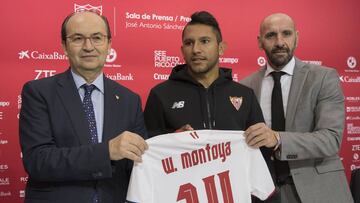 Walter Montoya ya luce como nuevo futbolista del Sevilla
