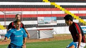 <b>SEGUNDO AMISTOSO. </b>El Recre no pudo pasar de un empate sin goles ante un Segunda portugués.