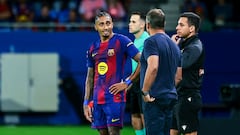 Raphinha pisa el freno