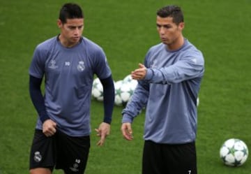 James Rodríguez listo para volver a jugar 