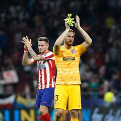 Saúl y Oblak alcanzan las 200 victorias con el Atleti