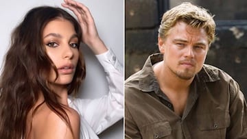 Im&aacute;genes de Camila Morrone y de Leonardo DiCaprio.