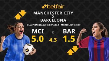 Manchester City vs. FC Barcelona Femenino: horario, dónde ver, pronósticos y clasificación
