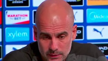 Guardiola saca su faceta más humilde en rueda de prensa