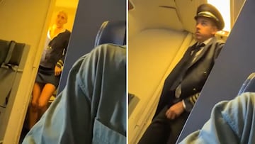 La ‘pillada’ viral a una azafata y un piloto de avión saliendo del mismo baño a la vez