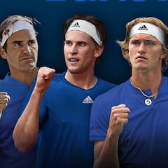 Thiem, Fognini y Zverev se unen a Nadal y Federer en la Laver Cup