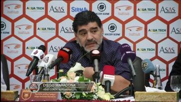 Maradona: "estaba cansado de ver el fútbol por televisión"