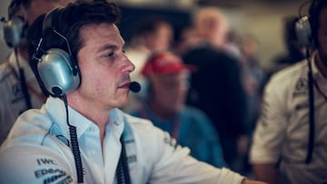 Toto Wolff, jefe de Mercedes.