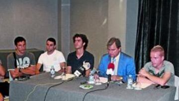 <b>PRÓXIMA REUNIÓN: LUNES. </b>Los siete implicados del ERE aceptaron comenzar a negociar con el Real Murcia. El lunes se ven de nuevo.