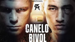 Cartel oficial del Canelo vs Bivol.