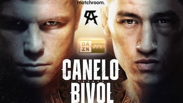 Cartel oficial del Canelo vs Bivol.