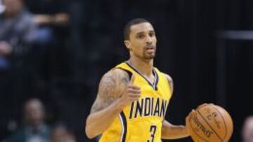 George Hill, durante un partido esta misma semana.