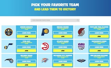 NBA x Fortnite: nuevas skins de baloncesto, Team Battles y cómo conseguir recompensas gratis