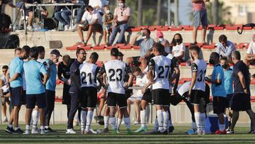 16/07/21 PRETEMPORADA 2021 2022
 PARTIDO AMISTOSO
 VALENCIA CF - VILLARREAL CF 
 PAUSA HIDRATACION COOLING BREAK 
 PEPE BORDALAS