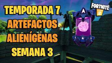 Fortnite: artefactos alien&iacute;genas de la Semana 3 de la Temporada 7