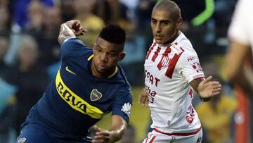 Frank Fabra ante Uni&oacute;n