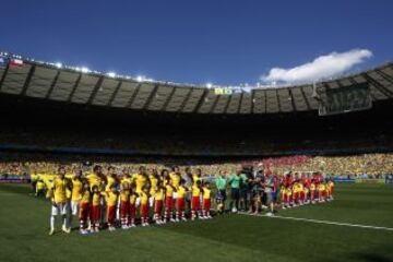El 28 de junio de 2014, Brasil y Chile se enfrentaron por los octavos de final del Mundial organizado por la verdeamarelha. El resultado en los 90' fue 1-1.