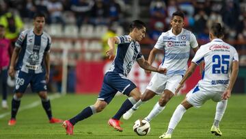 during the game Pachuca vs Cruz Azul, corresponding to first leg match Semifinal of the Torneo Clausura Guard1anes 2021 of the Liga BBVA MX, at Hidalgo Stadium, on May 19, 2021.
 
 &amp;lt;br&amp;gt;&amp;lt;br&amp;gt;
 
 durante el partido Pachuca vs Cruz