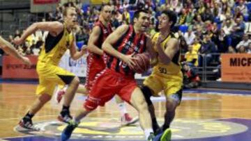San Emeterio, en el duelo ante el Iberostar Tenerife el pasado 5 de abril.