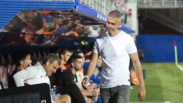 Gaizka Garitano con el Eibar.