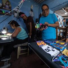 Mascarillas faciales temáticas para la lucha libre