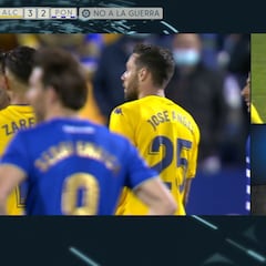 Así fue el gol que le anularon al Alcorcón en el 95' para ganar cuando venía de remontar un 0-2