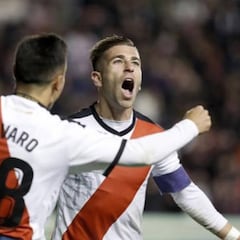 Embarba brinda al Rayo su primer triunfo en Vallecas