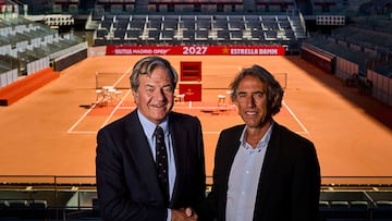 Firma Acuerdo Mutua Madrid Open y Estrella Damm en la Caja Mágica © Alberto R. Roldán / Estrella Damm