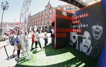 Champions League fever building in Madrid