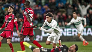 Apenas tuvo tiempo de disfrutar del partido, pero dejó un gol muy bueno. Sus regates y su remate fueron espectaculares. La pena fue su lesión temprana.