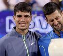 Alcaraz y Djokovic, por un botín de 4,5 millones de euros
