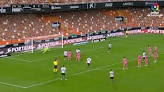 Inexcusable para un jugador profesional: así actuó Marcelo en el penal para Valencia