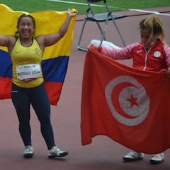 Mayerli Buitrago gana plata en Lanzamiento de Bala F41